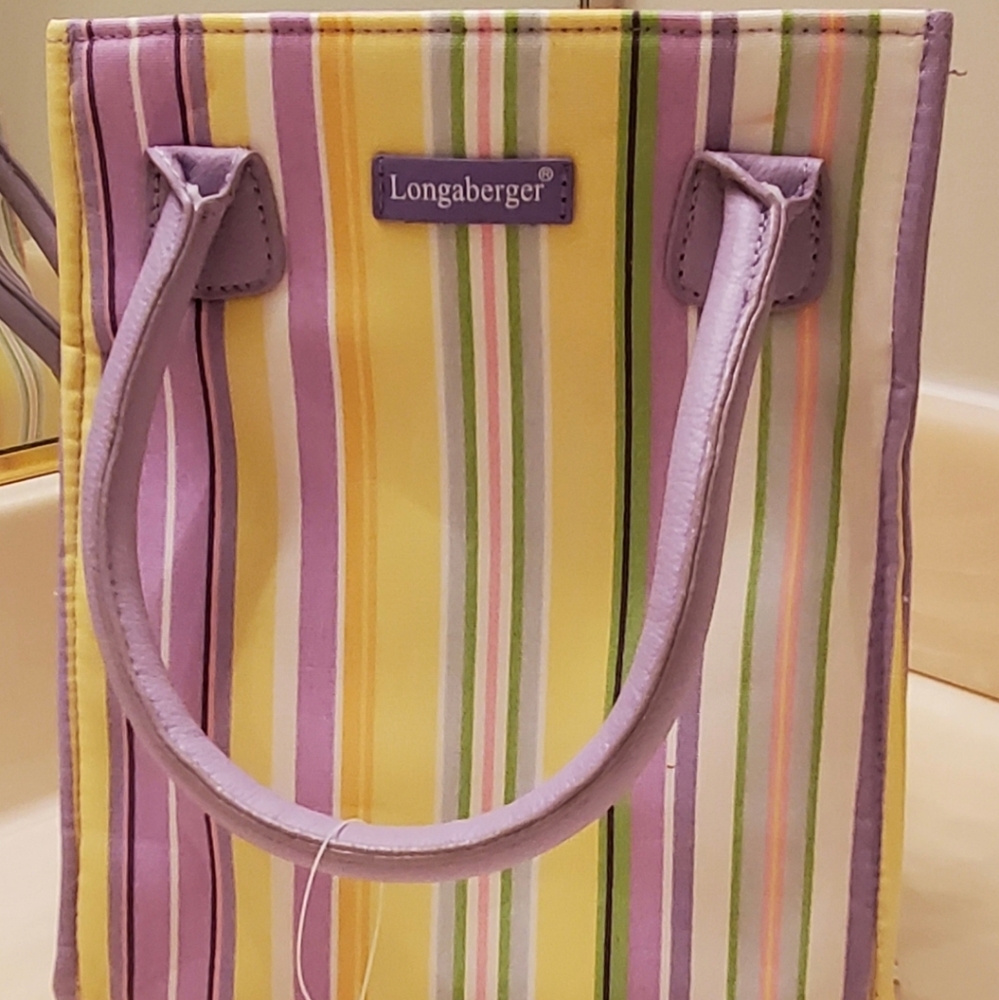 Longaberger Tote-Lavender